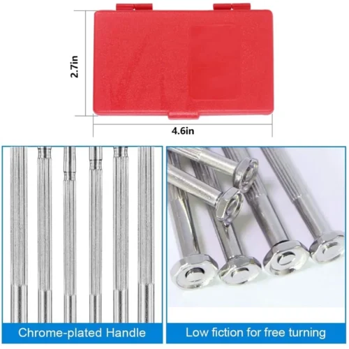 10bea54ab23beb7ed27650c6f6fd1fce.webp 11PCS Mini Precision Screwdriver Set Red Box Heavy Duty Repair Tool Kit for Electronics Phones Watches Computers Toys Ready Stock Malaysia