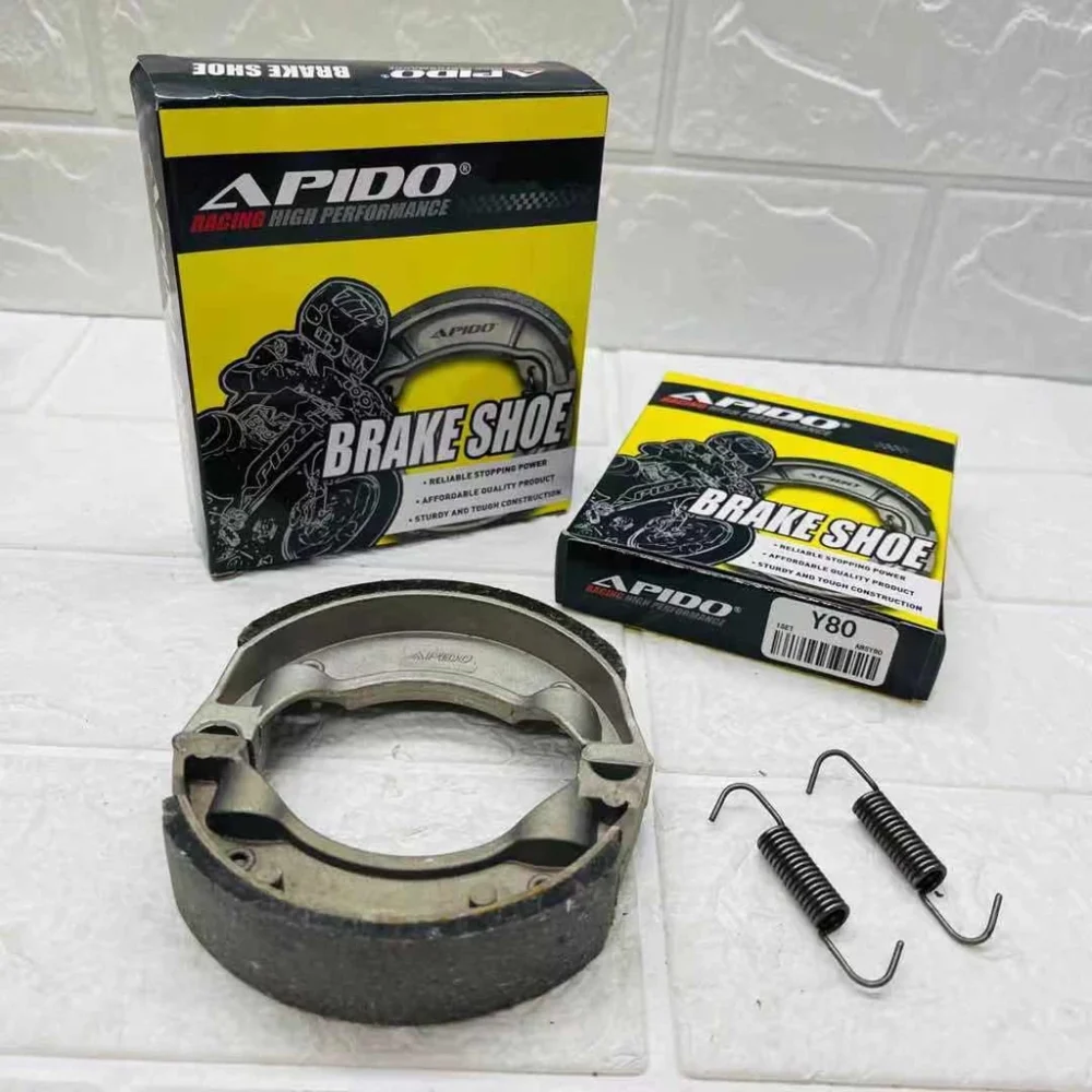 1da021fbdb5d9ed221601b3271a545b7.webp APIDO Brake Shoe Honda EX5 LC135 SRL115 Kriss RC80 SRL110 C70 Yamaha Y80 Y100 Y110 RXZ Motorcycle Drum Brake Shoe High Quality Replacement Ready Stock Malaysia