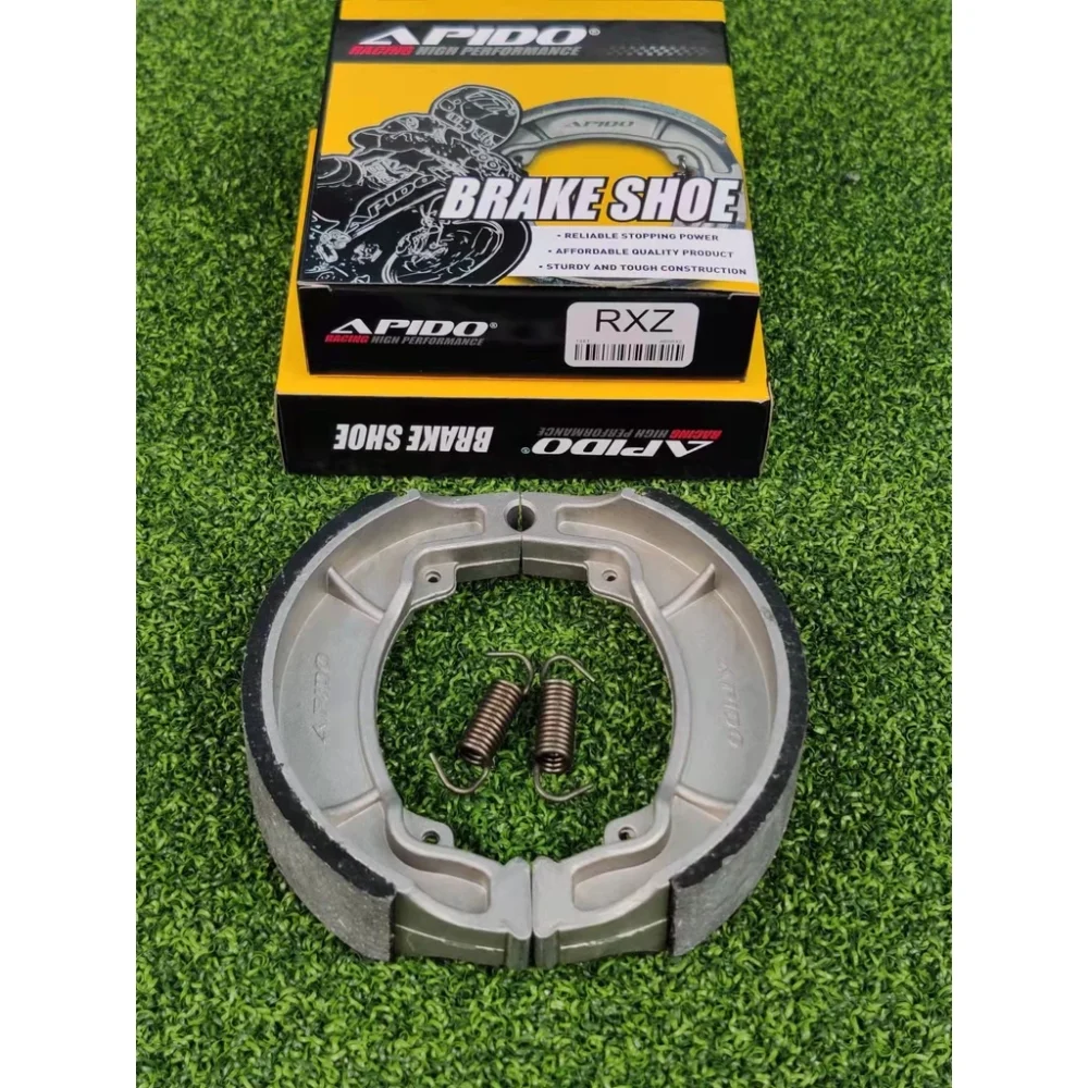 70fa4339ef4e714d3ebd5e19d6a75801.webp APIDO Brake Shoe Honda EX5 LC135 SRL115 Kriss RC80 SRL110 C70 Yamaha Y80 Y100 Y110 RXZ Motorcycle Drum Brake Shoe High Quality Replacement Ready Stock Malaysia