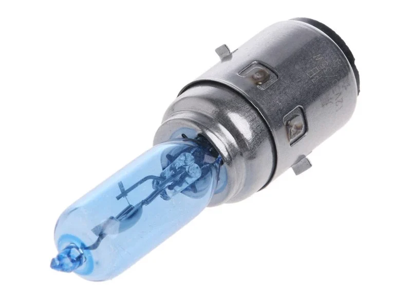 DC 12V 35W BA20D Motorcycle Halogen Headlight Bulb Xenon White Light High Brightness Replacement Lamp Motorbike Front Light Durable Glass Bulb Ready Stock Malaysia