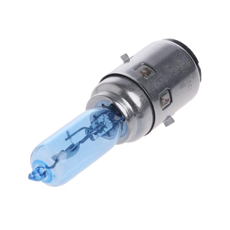 DC 12V 35W BA20D Motorcycle Halogen Headlight Bulb Xenon White Light High Brightness Replacement Lamp Motorbike Front Light Durable Glass Bulb Ready Stock Malaysia