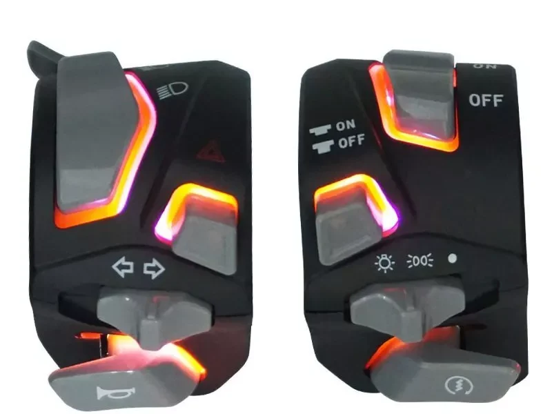 cn-11134207-7ras8-m3oqqsnjqu8med.webp Universal Motorcycle Handlebar Switch 22mm 7/8 Inch LED Headlight Turn Signal Horn Start Kill Switch Control Button Waterproof Durable Replacement Switch Ready Stock Malaysia