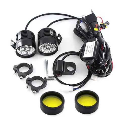 Motorcycle LED Headlight 12000LM Super Bright Moto Spotlight Waterproof Fog Light Bulb with Flash Controller Universal Motorbike LED Lamp High Power Ready Stock Malaysia