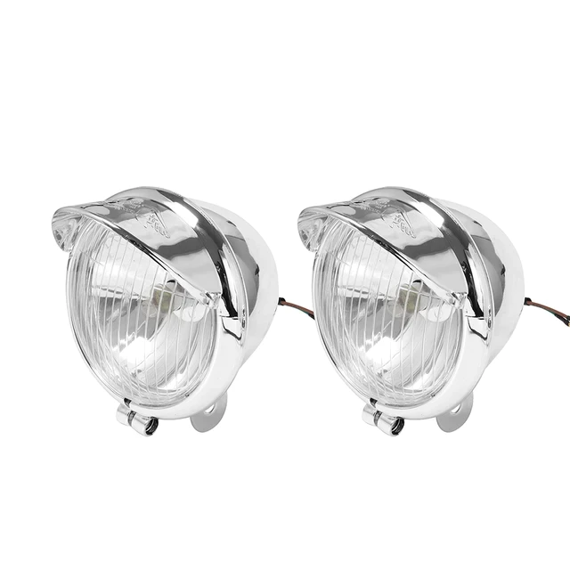 my-11134207-7r98p-lnci6tkn908t0d.webp 1 Pair Chrome Universal Motorcycle Fog Lights DC12V Auxiliary Headlight Lamps for Harley Touring Sportster XL883 XL1200 72 48 Dyna S Waterproof LED Driving Lights Ready Stock Malaysia