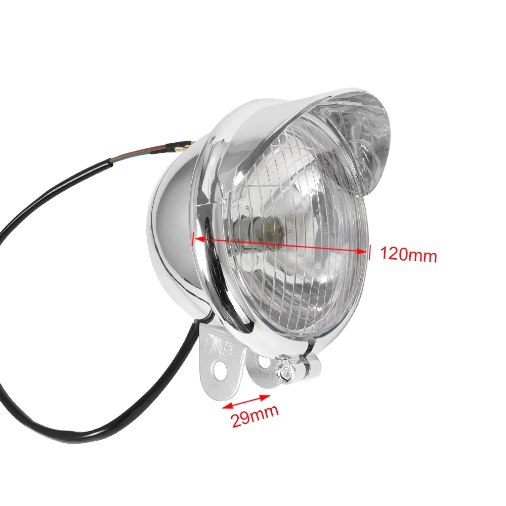 my-11134207-7r98x-lnci6tkn4sjh71.webp 1 Pair Chrome Universal Motorcycle Fog Lights DC12V Auxiliary Headlight Lamps for Harley Touring Sportster XL883 XL1200 72 48 Dyna S Waterproof LED Driving Lights Ready Stock Malaysia