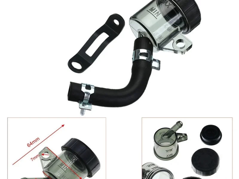 sg-11134201-7qvfs-lki90vuy7osc4f.webp Universal Motorcycle Brake Oil Tank Reservoir Foot Brake Master Cylinder Fluid Cup Oil Bottle Brake Fluid Tank Scooter Pit Bike Dirt Bike Hydraulic Brake System Replacement Ready Stock Malaysia