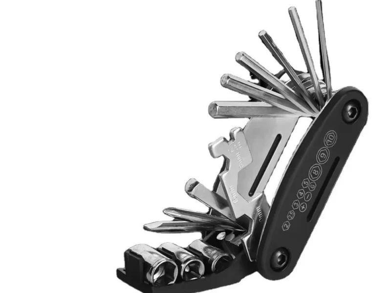 16-in-1 Bicycle Motorcycle Repair Tool Set Folding Multifunction Pocket Tool Kit Allen Key Wrench Screwdriver Portable Emergency Repair Tool Ready Stock Malaysia
